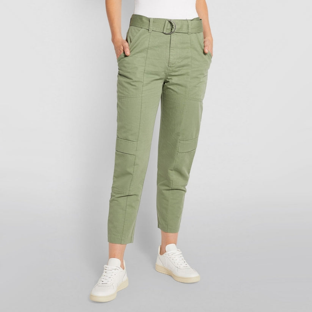 J Brand Athena green belted utility pants - Picture 1 of 16